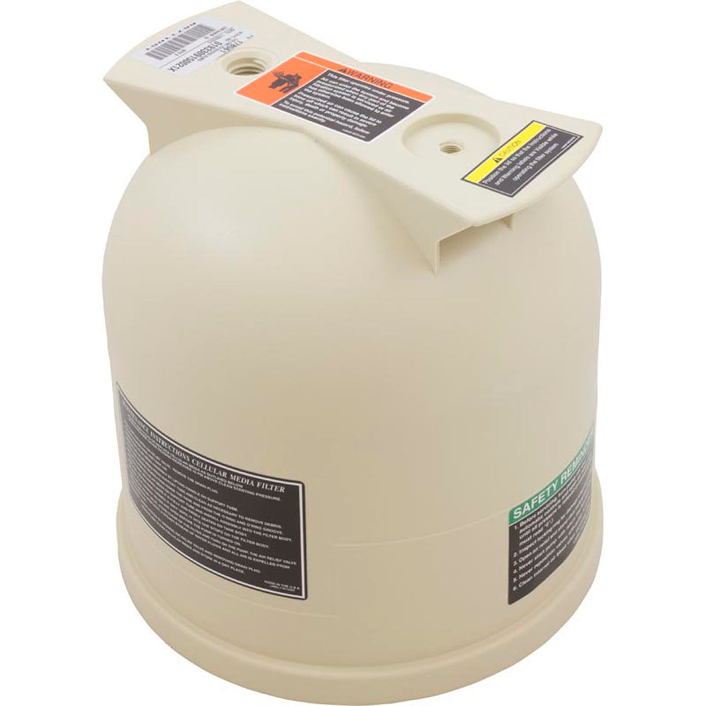 Tank Lid, Pent Am Prod CLN/CLR 75/150/200, Almond