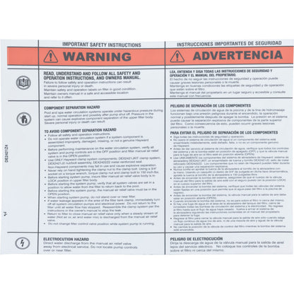 Tank Lid, Hayward C3020/C3025/DE3620, with Clamp Ring