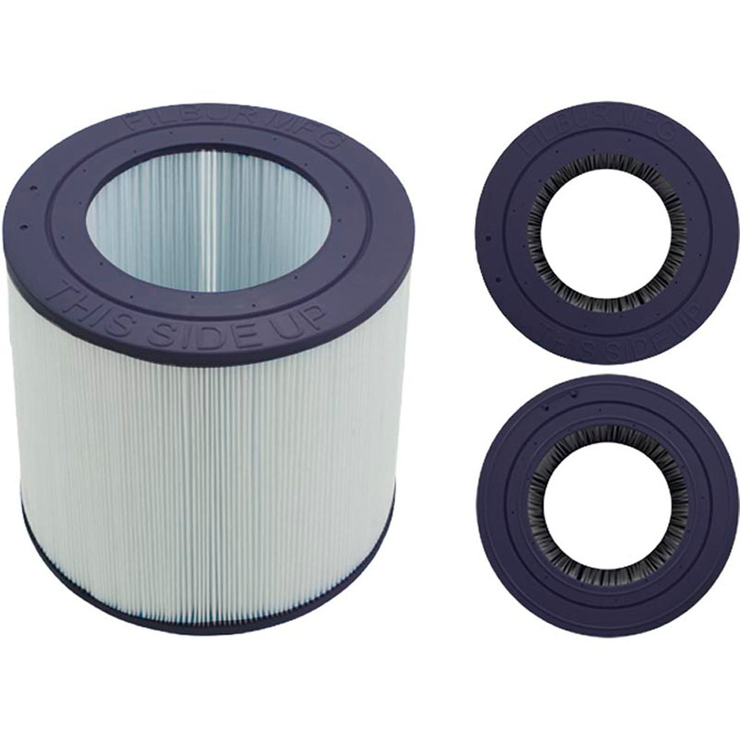 Cartouche, 50 pi2, 6 po extérieur, 6 po extérieur, 10-1/16 po, 8-9/16 po, PB