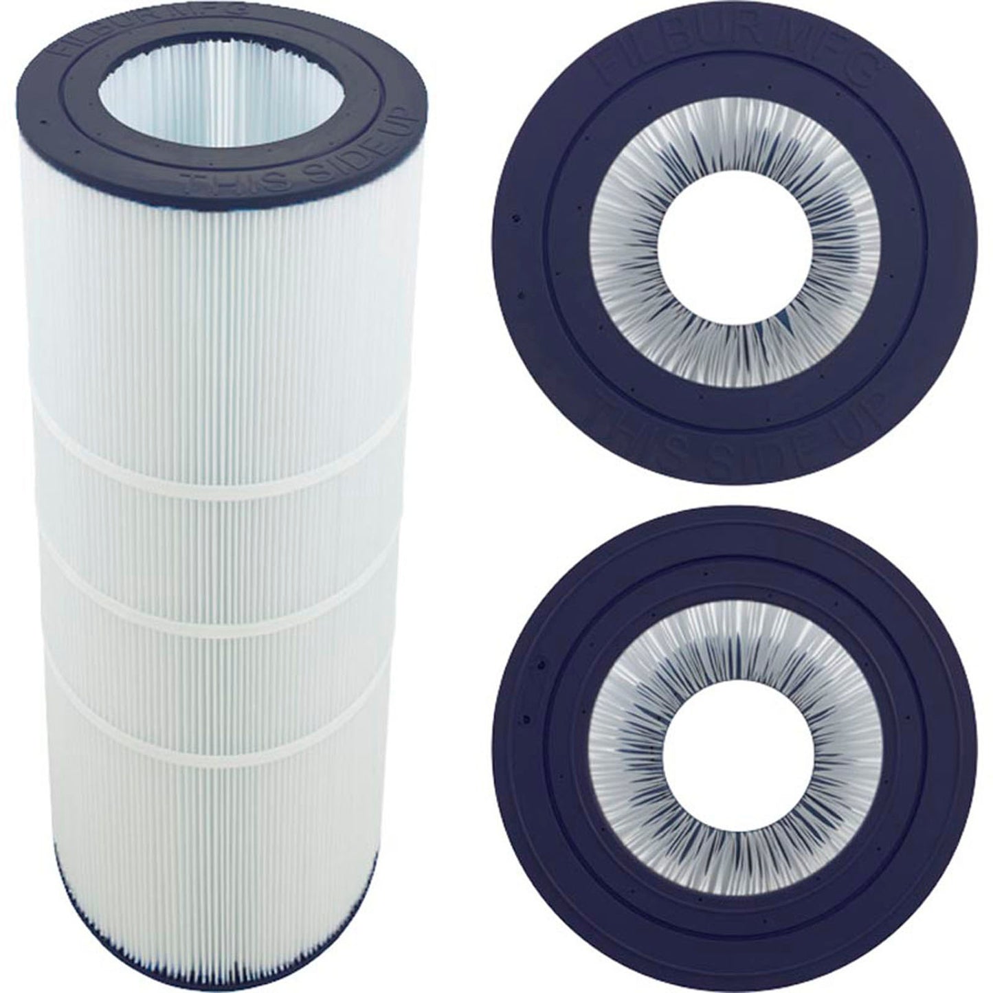 Cartucho, 100 pies cuadrados, 6" de exterior, 6" de exterior, 10-1/16", 23-5/8", PB