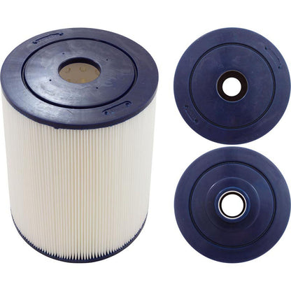 Cartucho, 50 pies cuadrados, 2-1/16" de diámetro exterior, conector macho de 2", 8", 9", PB