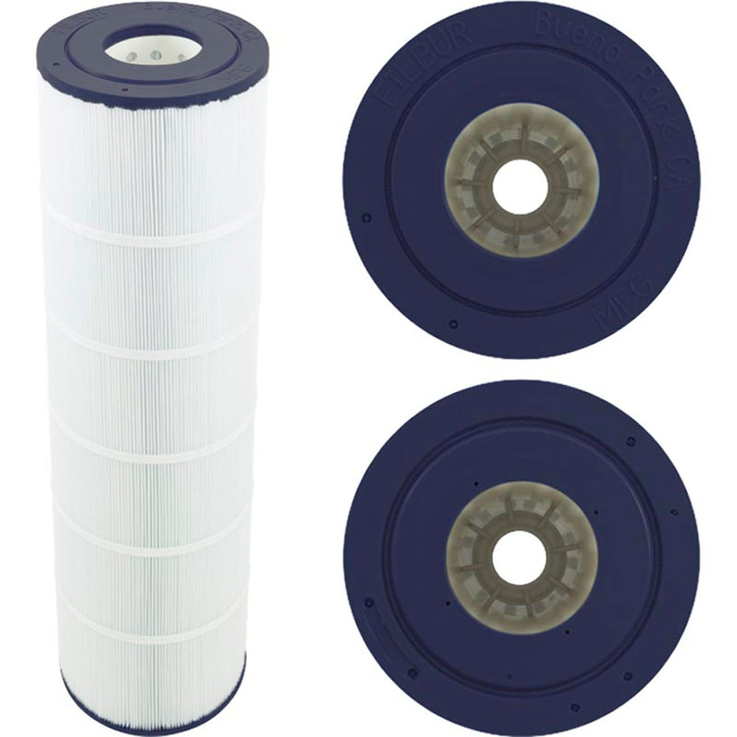 Cartucho, 112 pies cuadrados, 3" de exterior, 3" de exterior, 7", 25-1/2", PB