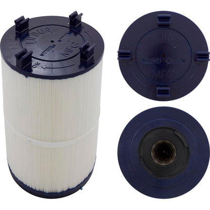 Cartucho, 75 pies cuadrados, ct, 2" de diámetro exterior con cierre giratorio, 7-1/8", 10-1/2" PB