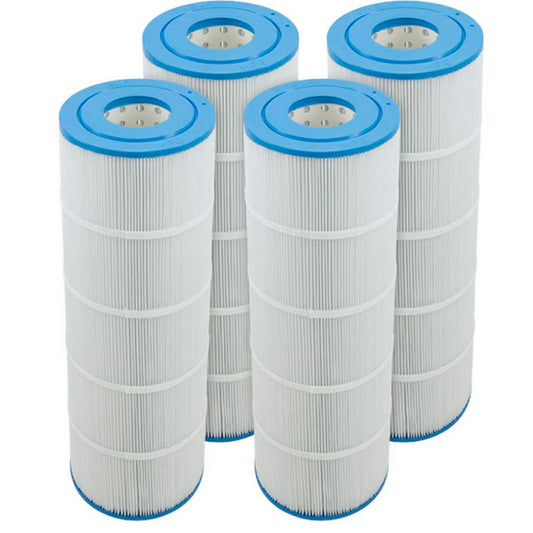 Cartucho, 80 pies cuadrados, 3" de diámetro exterior, 3" de diámetro exterior, 7", 20", 3 oz, plata, paquete de 4