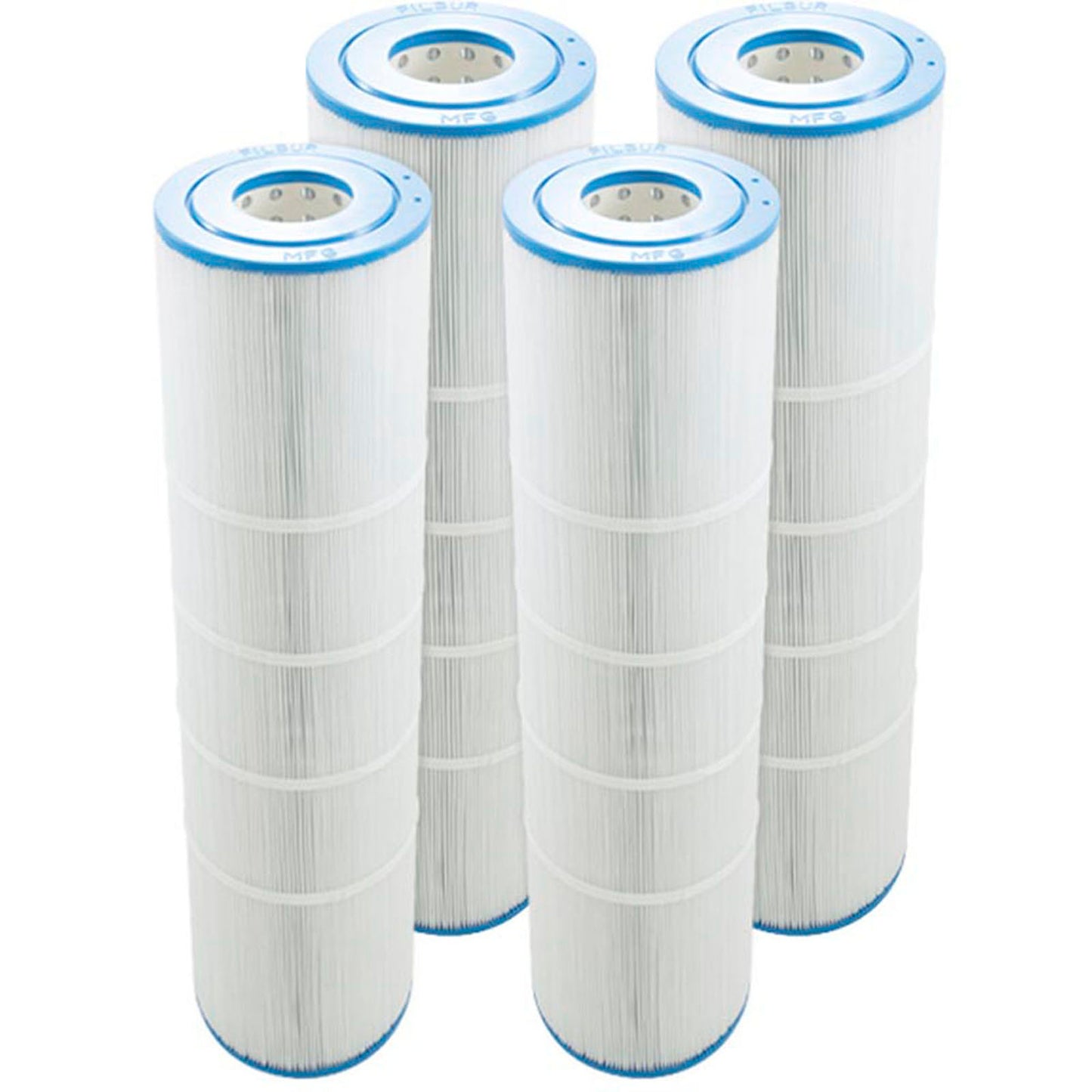 Cartucho, 105 pies cuadrados, 3" de diámetro exterior, 3" de diámetro exterior, 7", 26-1/16", 4 oz, paquete de 4