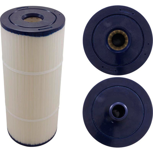 Cartucho, 125 pies cuadrados, 2-1/2" de diámetro exterior, conector macho de 2", 8-1/2", 19", PB