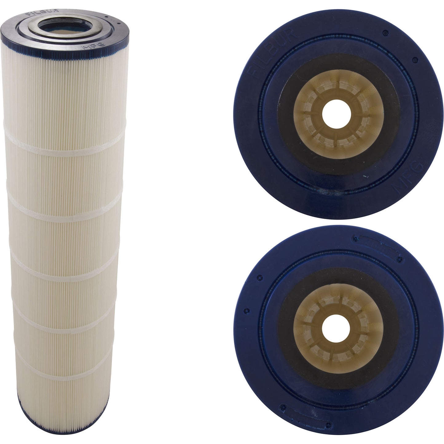 Cartucho, 145 pies cuadrados, 3" de exterior, 3" de exterior, 7", 33", PB, paquete de 4