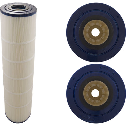 Cartucho, 145 pies cuadrados, 3" de exterior, 3" de exterior, 7", 33", PB, paquete de 4