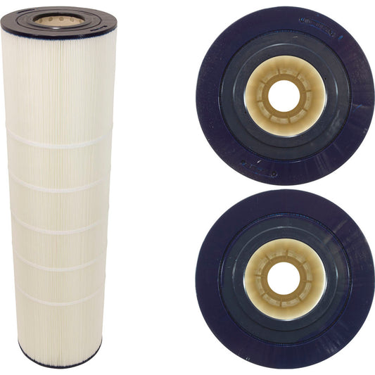 Cartucho, 200 pies cuadrados, 4" de diámetro exterior, 4" de diámetro exterior, 8-15/16", 33-1/8", PB