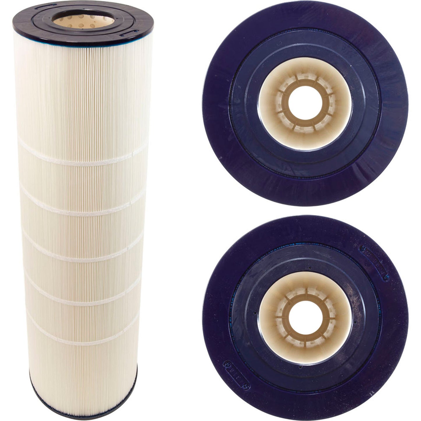 Cartucho, 250 pies cuadrados, 4" de diámetro exterior, 4" de diámetro exterior, 8-15/16", 33-1/8", PB