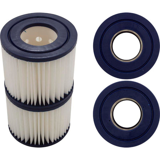 Cartucho, 4 pies cuadrados, 2-1/16" de exterior, 2-1/16" de exterior, 4-1/4", 3-3/4" PB, par