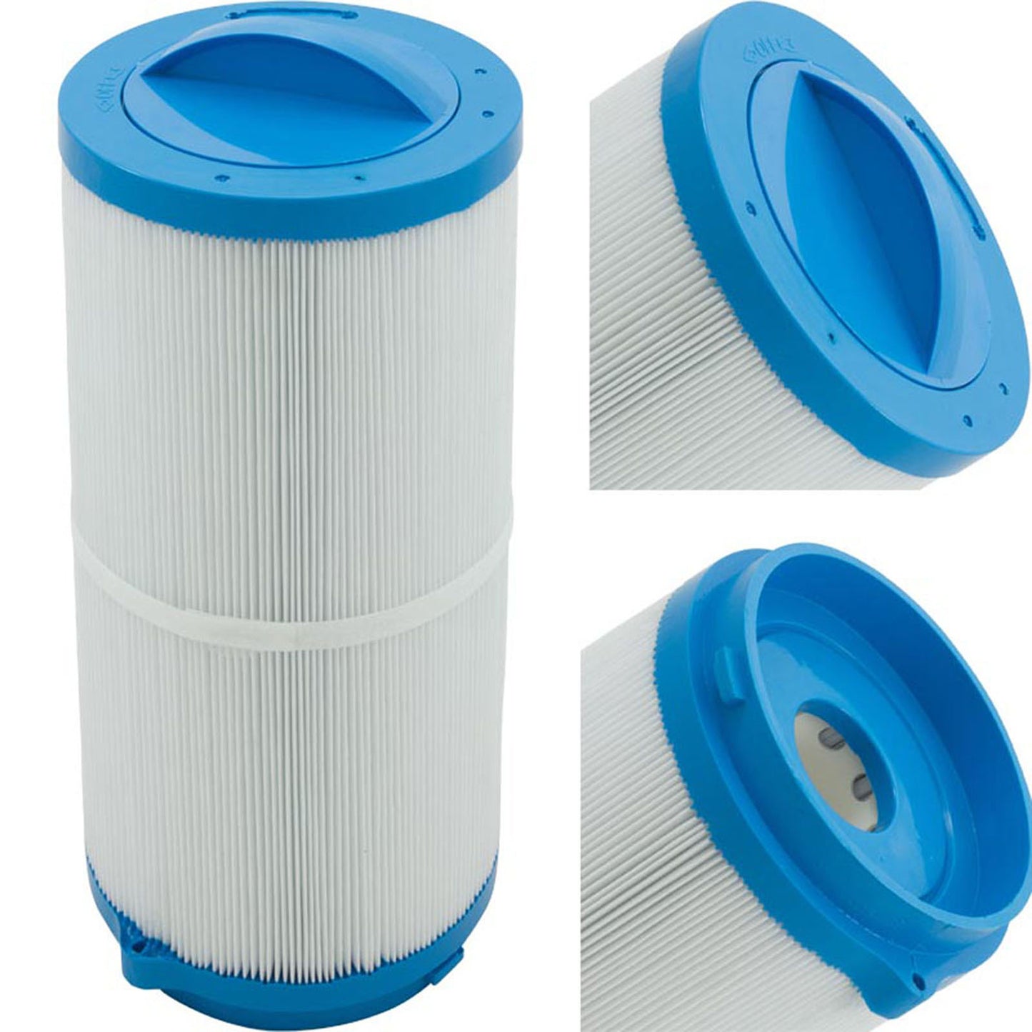 Cartouche, 50 pi2, 6 po x 12 po, capuchon rem, fond ouvert, 3 oz, avec languettes de verrouillage