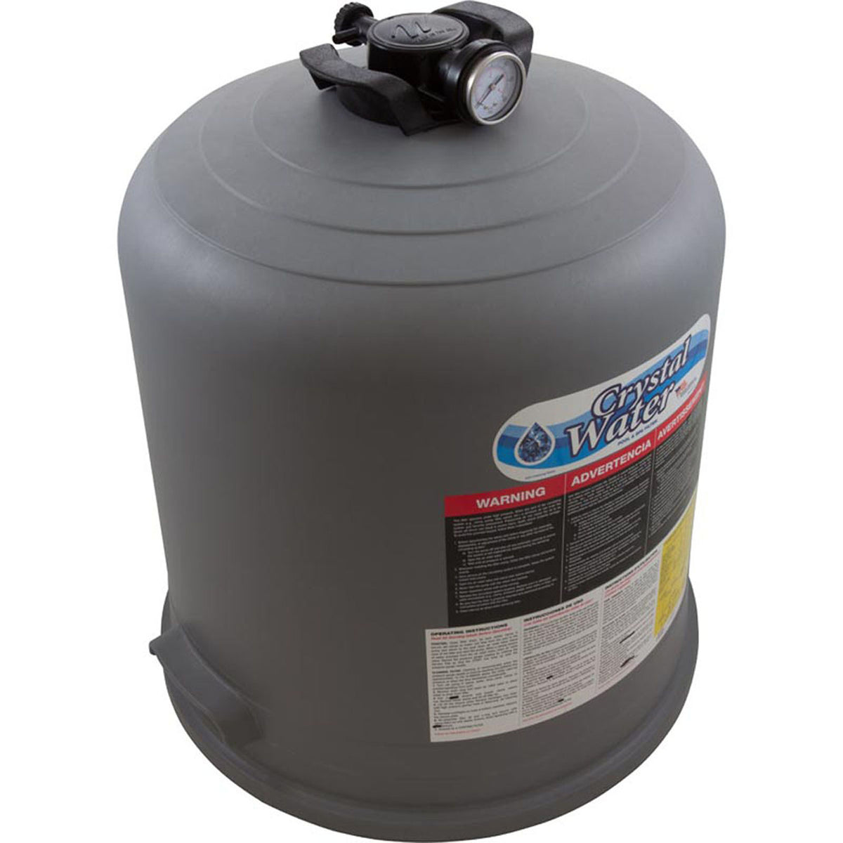 Tank Lid, Waterway Crystal Water, 525 sqft, w/Label