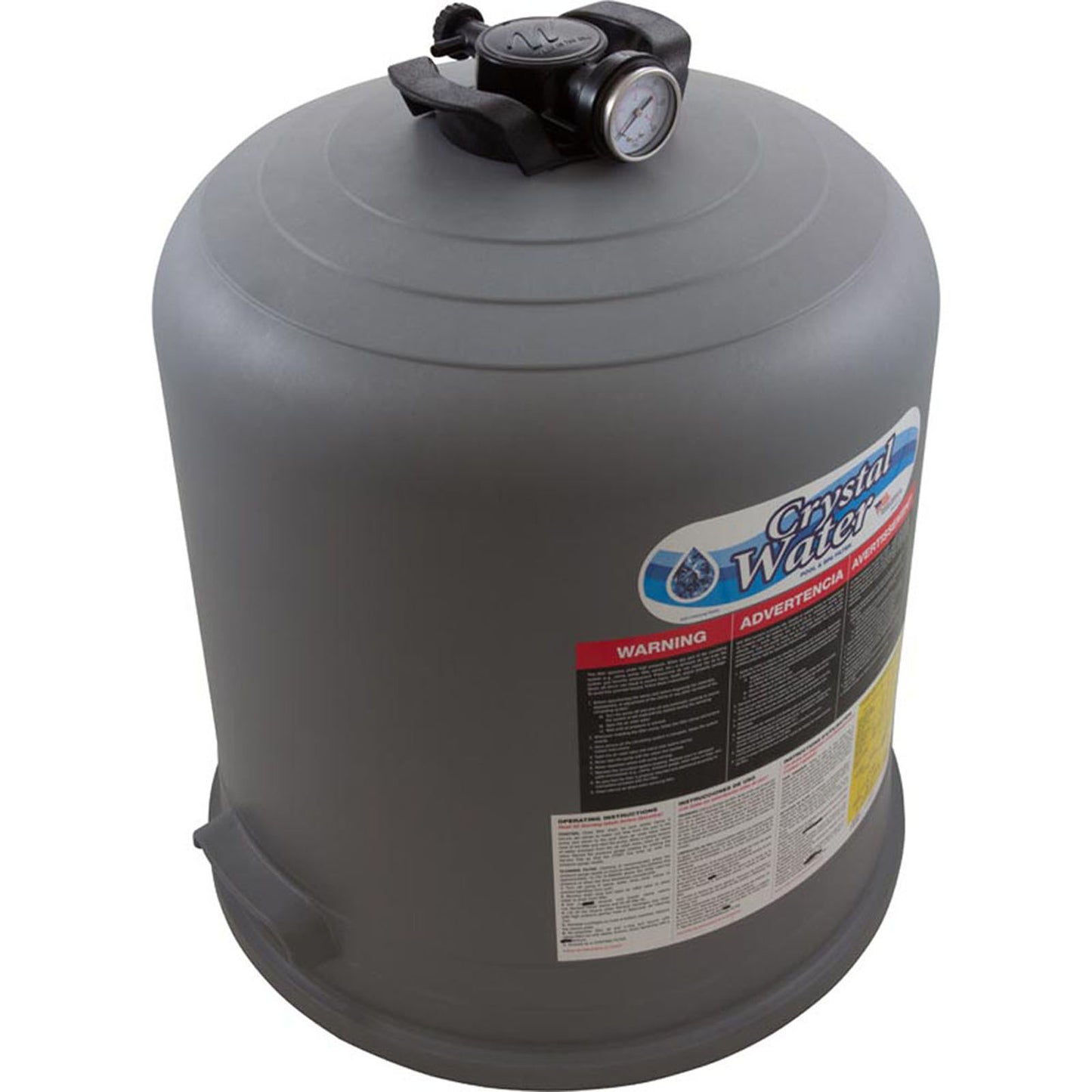 Tank Lid, Waterway Crystal Water, 525 sqft, w/Label