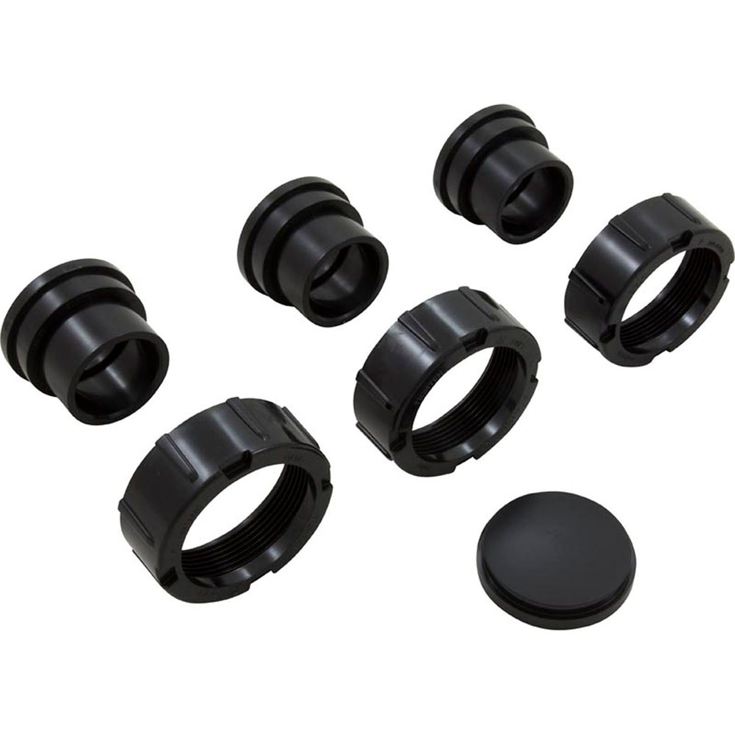 Adapter Unions, Zodiac Jandy CS, 1-1/2"s w/Cap, qty 3