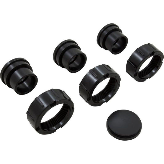 Adapter Unions, Zodiac Jandy CS, 1-1/2"s w/Cap, qty 3