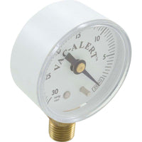Vacuum Gauge, Vac Alert, VA-2000, 0-30inHg