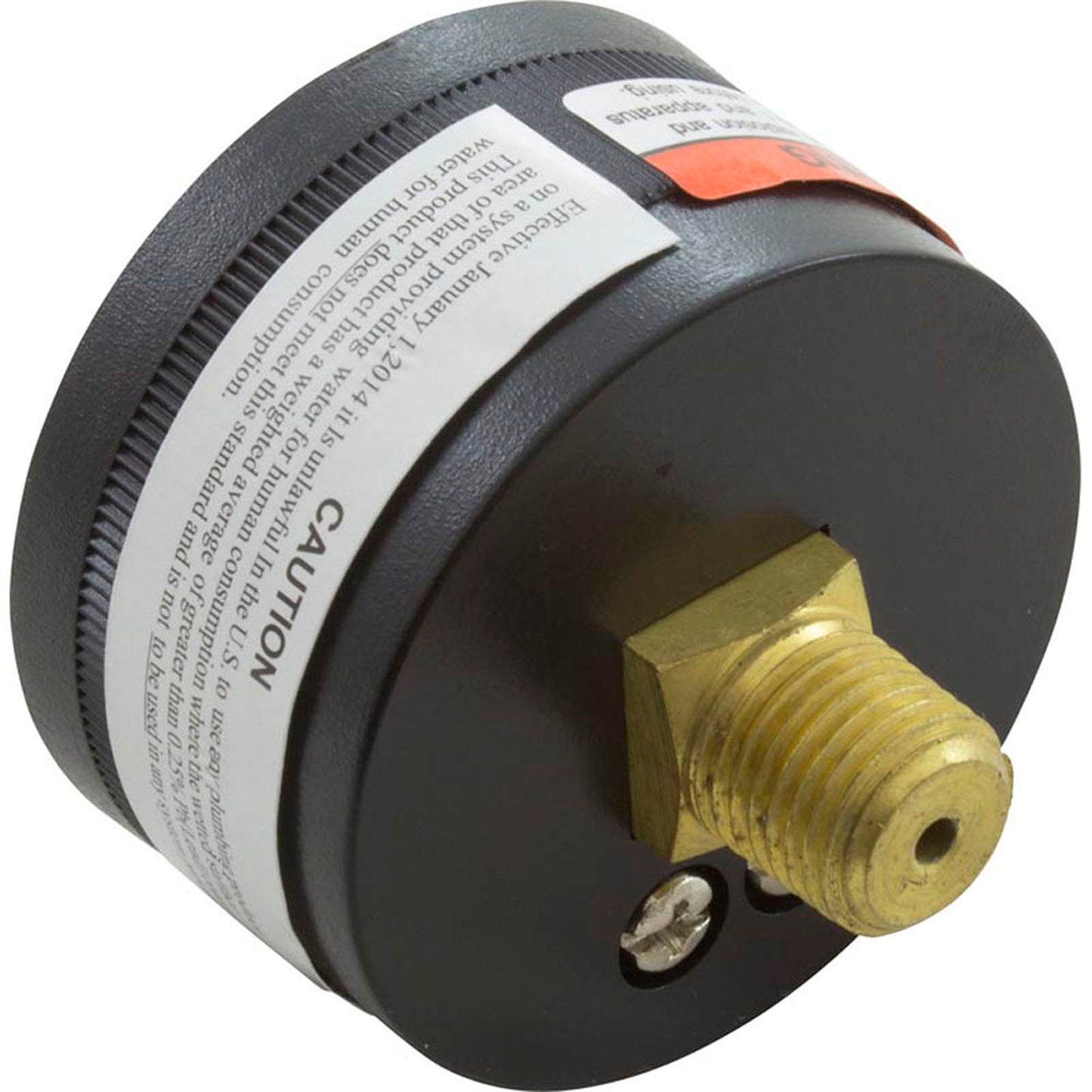 Manómetro, 1/4"mpt, 0-60 psi, montaje posterior, genérico