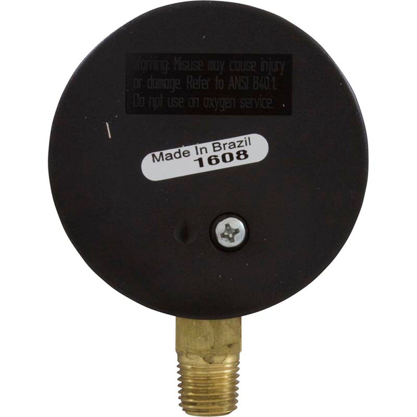 Vacuum Gauge, 1/4"mpt, 0-30 in.Hg, Bottom Mount, Generic