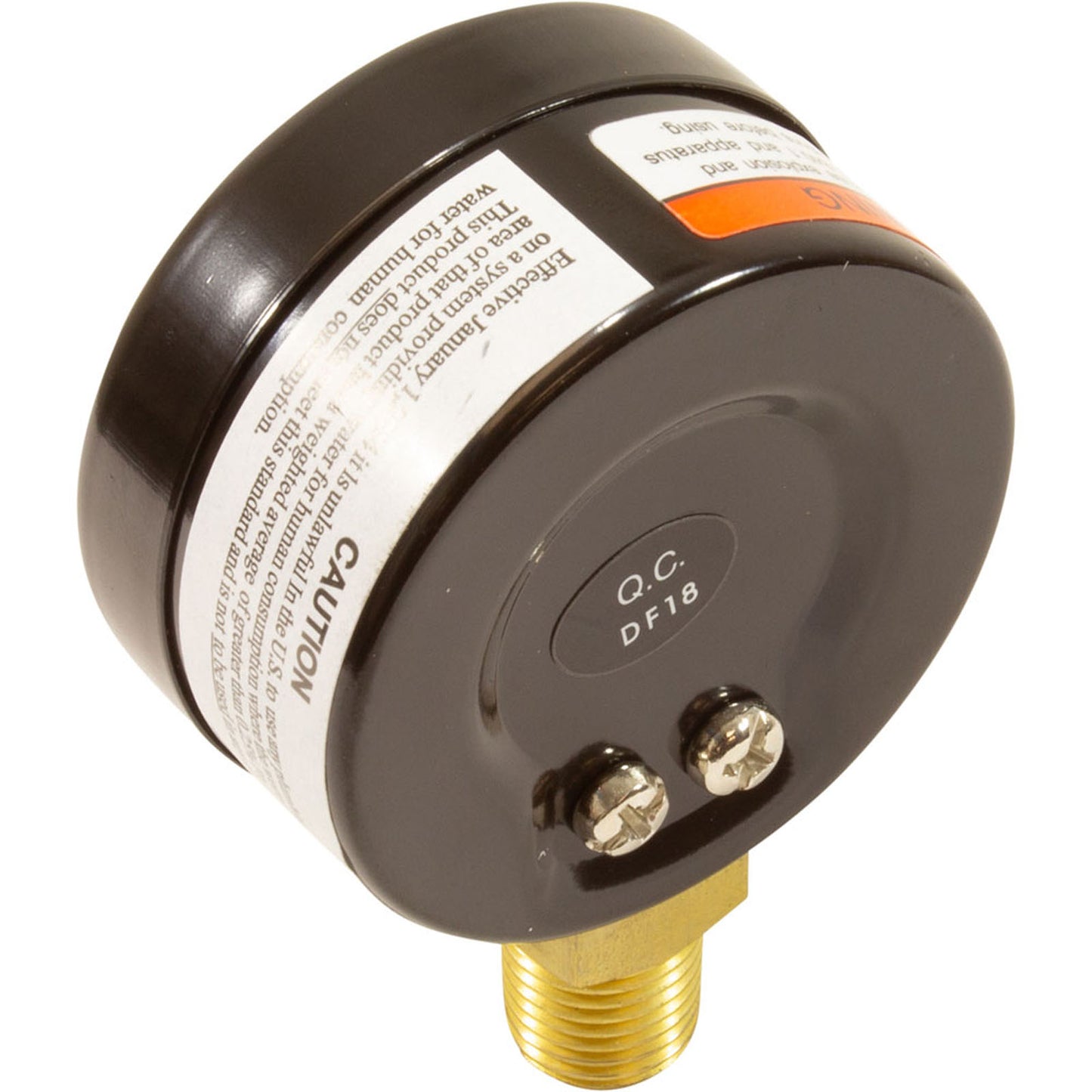 Pressure Gauge, 1/4"mpt, 0-30psi, Bottom Mount, 2"fd, Generic