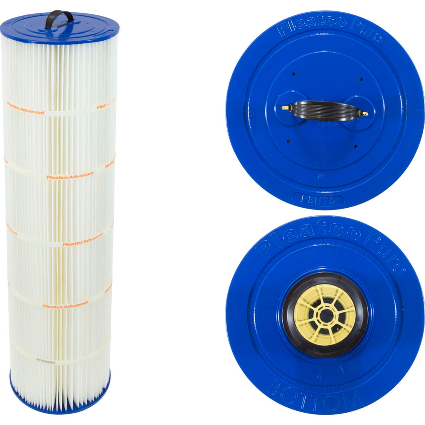 Cartucho, 75 pies cuadrados, alto, 2", conexión S negra, 7", 29-3/8" de largo, 4 oz