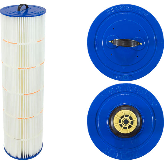 Cartucho, 75 pies cuadrados, alto, 2", conexión S negra, 7", 29-3/8" de largo, 4 oz