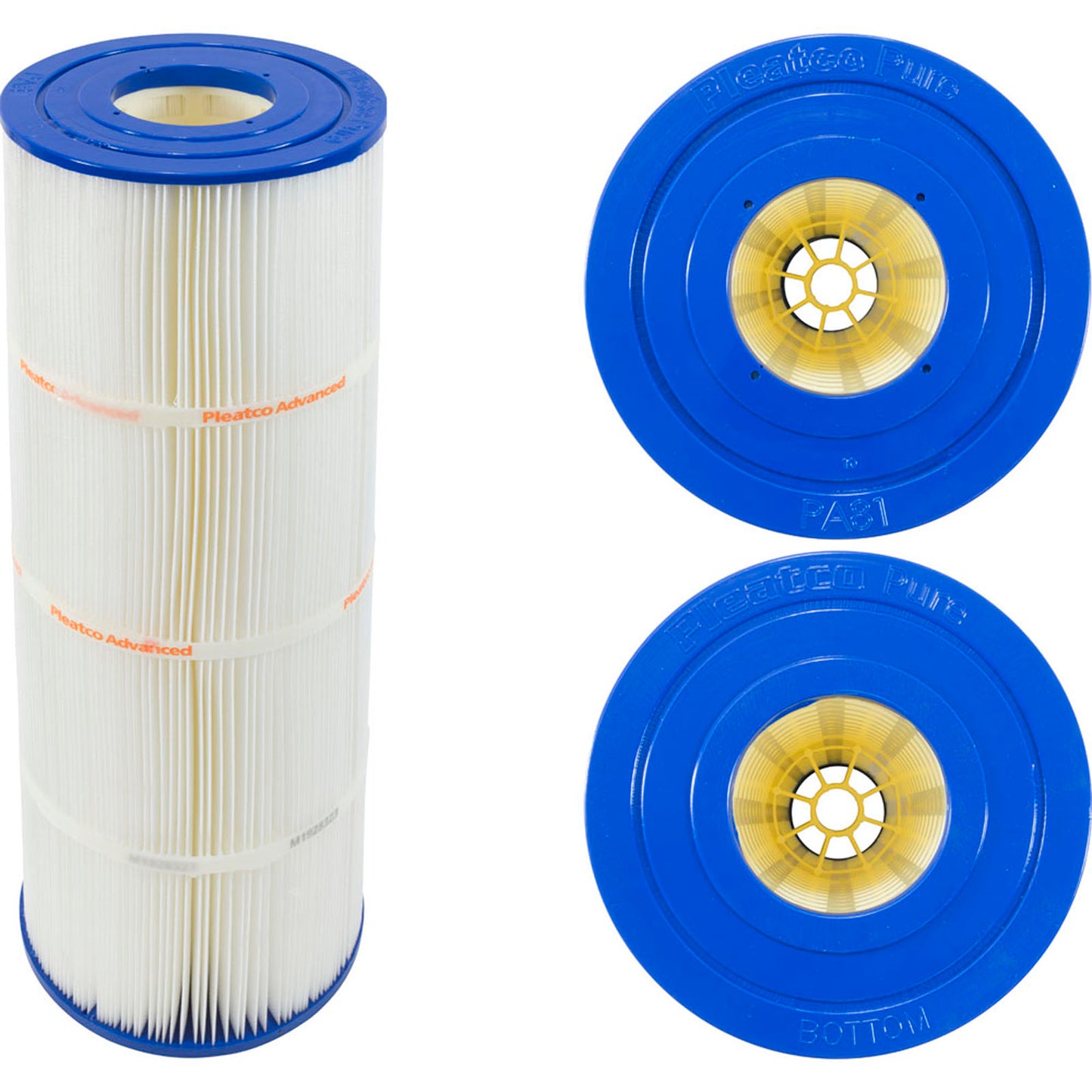 Cartucho, 81 pies cuadrados, 3" de diámetro exterior, 3" de diámetro exterior, 7", 19-5/8" de largo, 4 oz, paquete de 4