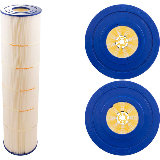 Cartucho, 131 pies cuadrados, 3" de diámetro exterior, 3" de diámetro exterior, 7", 32-3/4" de largo, 4 oz