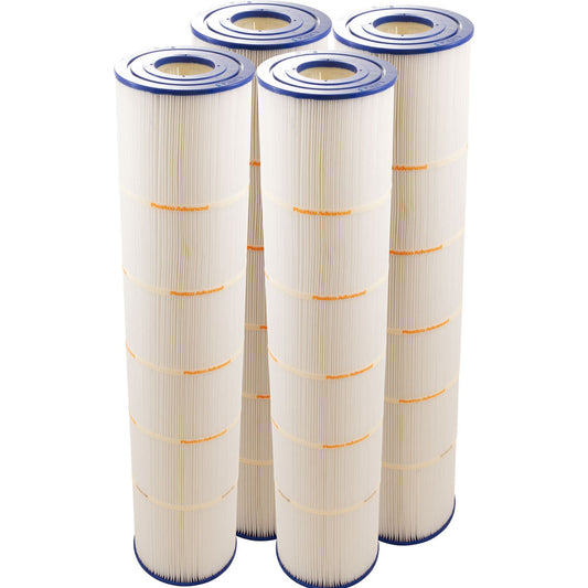 Cartucho, 131 pies cuadrados, 3"ext, 3"ob, 7", 32-3/4", 4oz, paquete de 4