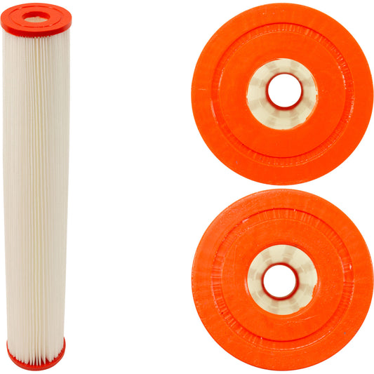 Cartouche, 12 pi², 1-1/16 po extérieur, 1-1/16 po extérieur, 2-7/8 po, 19-1/2 po long, 4 oz