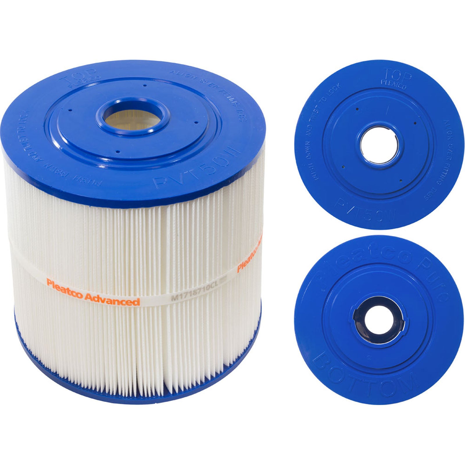 PVT50W-XF2L Replacement Pool Filter Cartridge - 50 Sq Ft