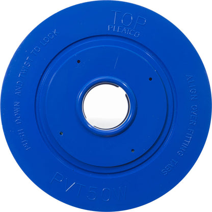 Cartucho, 50 pies cuadrados, 1-7/8" de diámetro exterior, 2-3/8" de ancho con llave, 8-1/2", 7-1/8" de largo, 3 oz