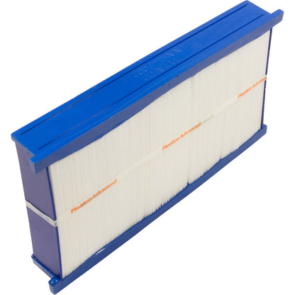 Cartucho, 50 pies cuadrados, tapa plana, base plana, 16-5/8" de largo, 8-1/2" de ancho, 3 oz