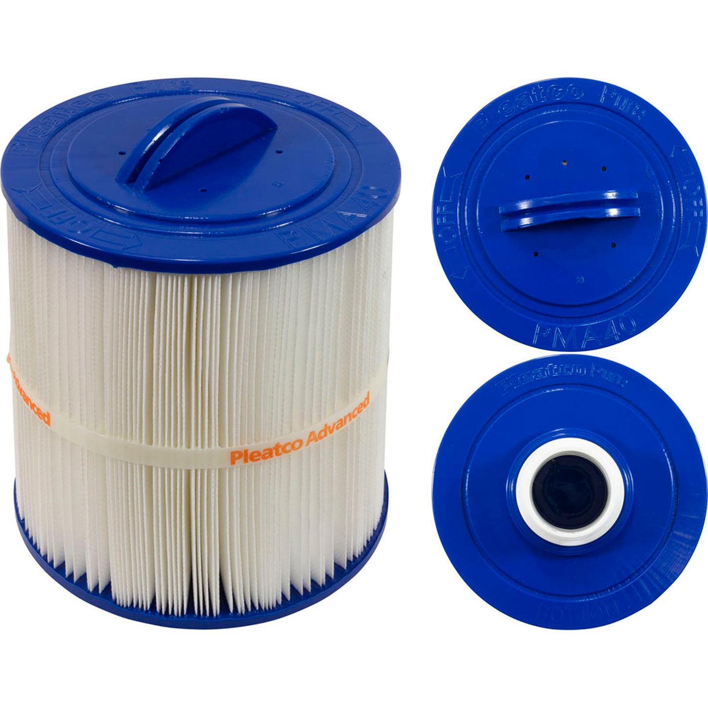 Cartucho, 40 pies cuadrados, alto, 2" MPT b, 7-1/8", 7-3/16" L, 3 oz