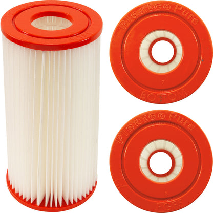 Cartucho, 5 pies cuadrados, 1-3/4" de exterior, 1-3/4" de exterior, 4-1/4", 8-1/16" de largo, 4 oz