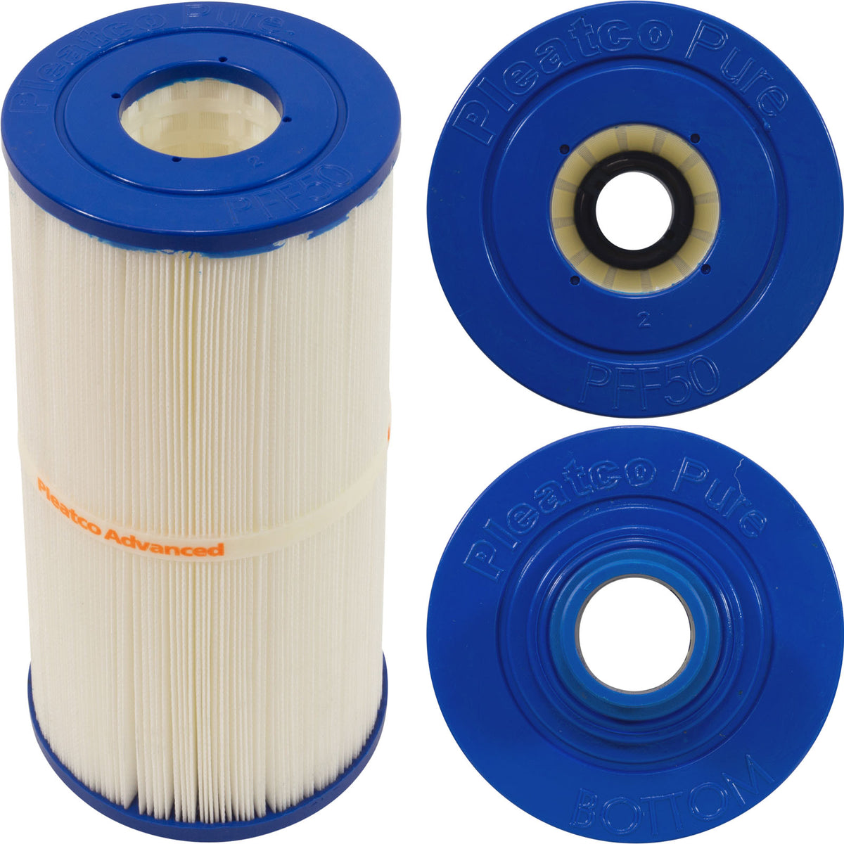 Cartridge, 45sqft, 2-1/8"ot, 1-1/2" MPT b, 5-5-16", 10"L, 3oz