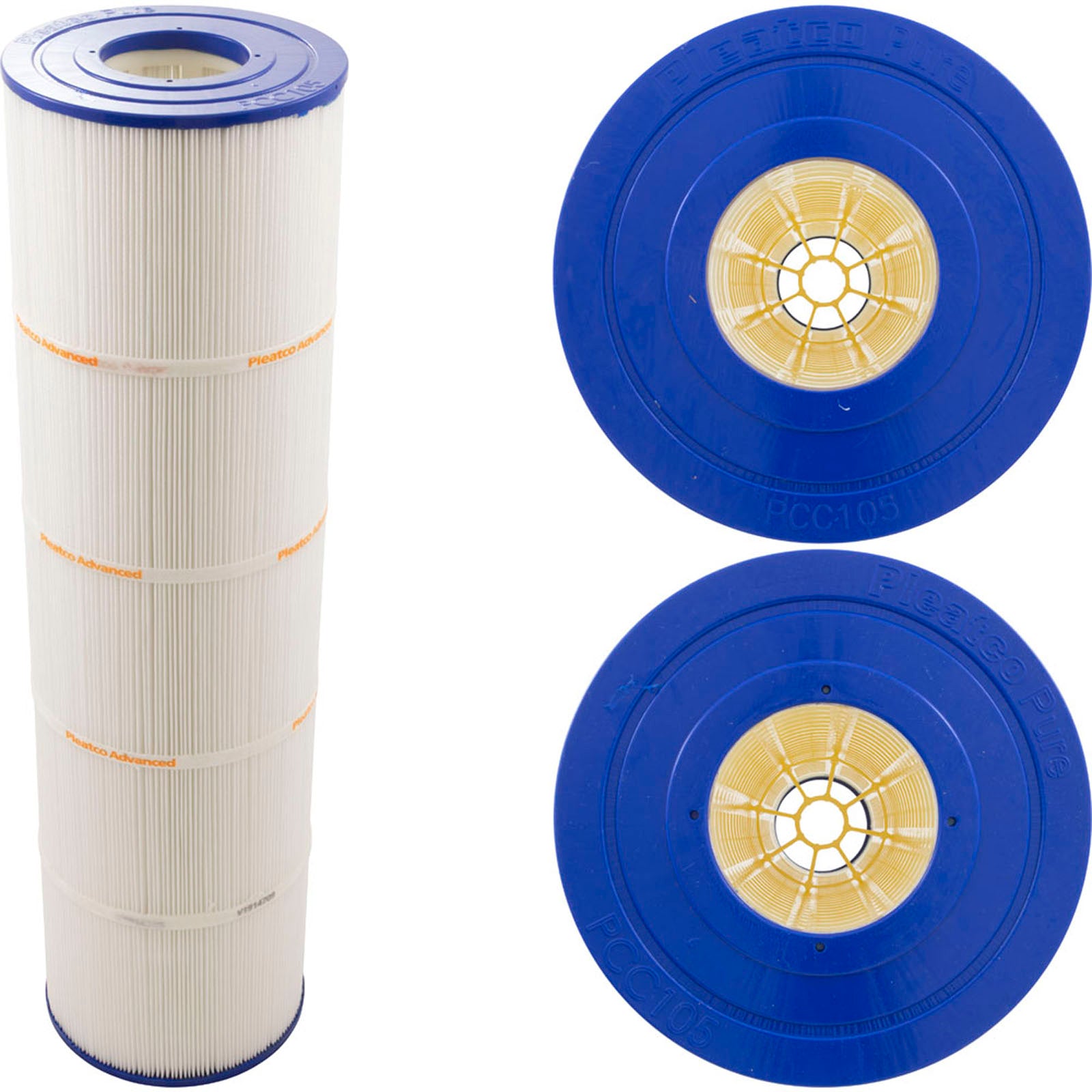 Pentair / Waterway Clean & Clear Plus / Crystal Water Replacement Cartridge - 105 Sq Ft (PCC105-PAK4) [4-Pack]