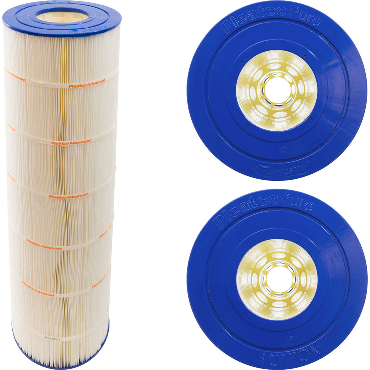 Cartridge, 200sqft, 4"ot, 4"ob, 8-15/16", 33-1/8"L, 4oz
