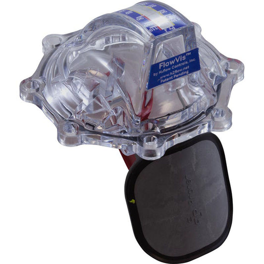 Flow Meter/Check Valve, FlowVis, Jandy/Praher Retro, 2"s/2-1/2"spg