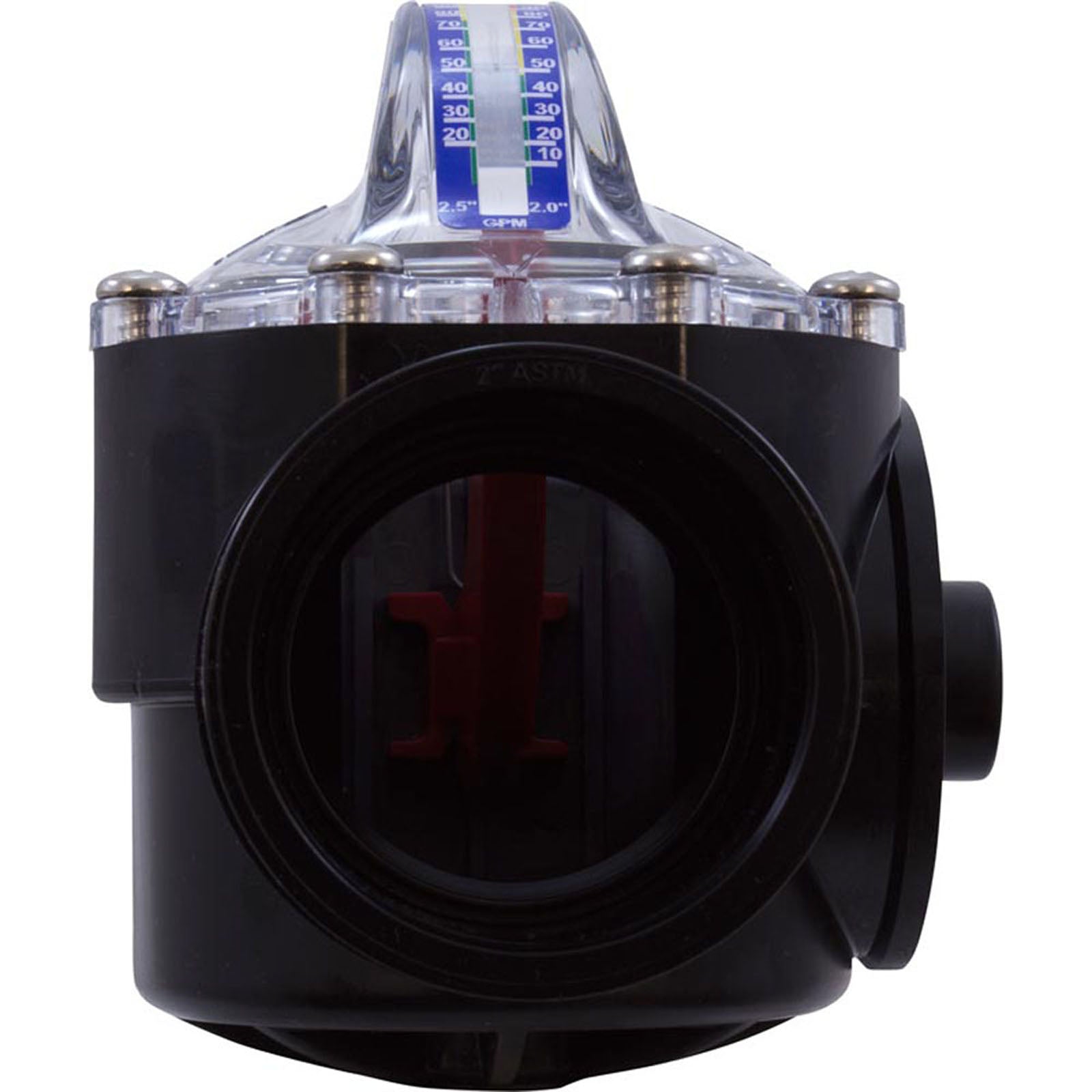 H2Flow FlowVis FV-C-15 Flow Meter and Check Valve, 1-1/2 in Slip