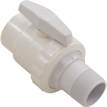 Ball Valve, Hayward Trim Line 2-Way, 1.5" MPT x 1.5" Slip