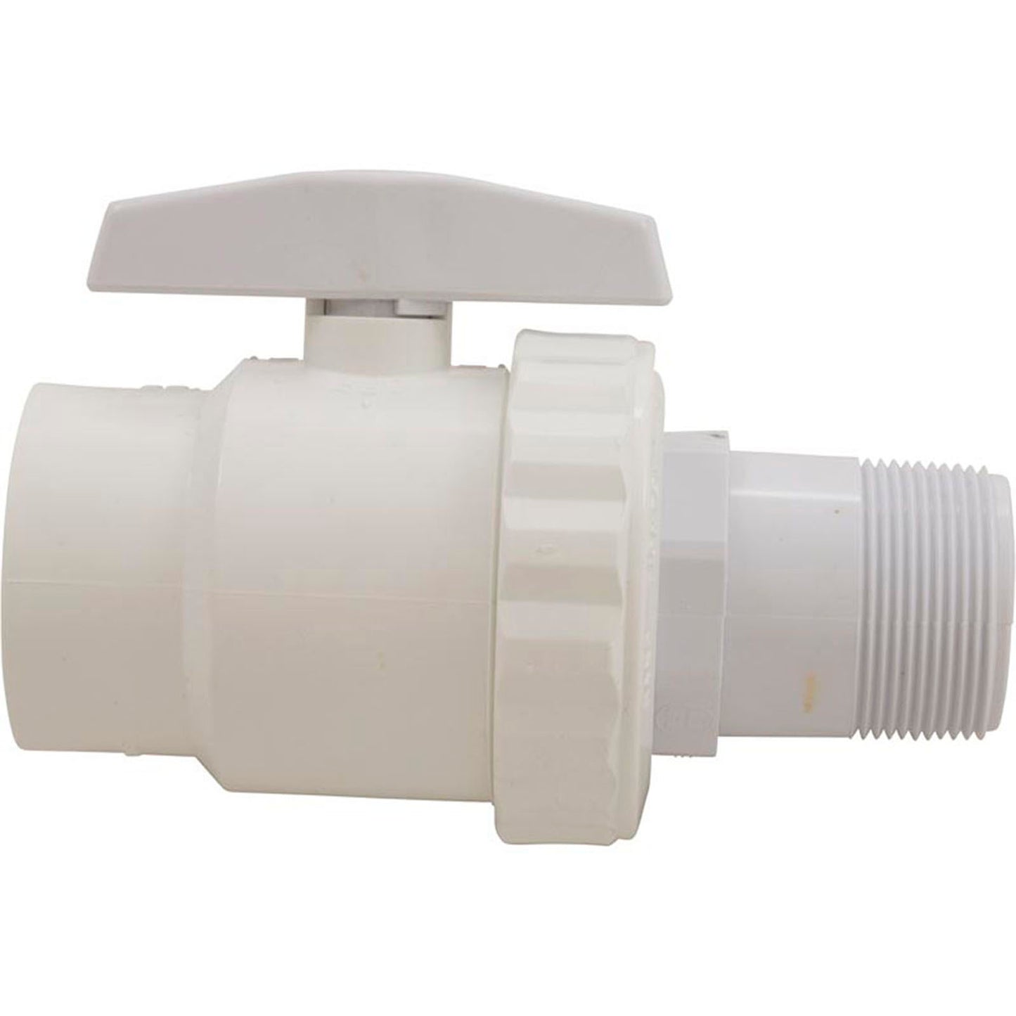 Ball Valve, Hayward Trim Line 2-Way, 1.5" MPT x 1.5" Slip