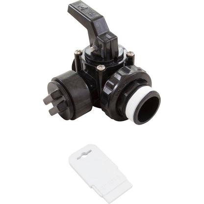 Ball Valve, Hayward Deluxe 3-Way, 1-1/2"mpt