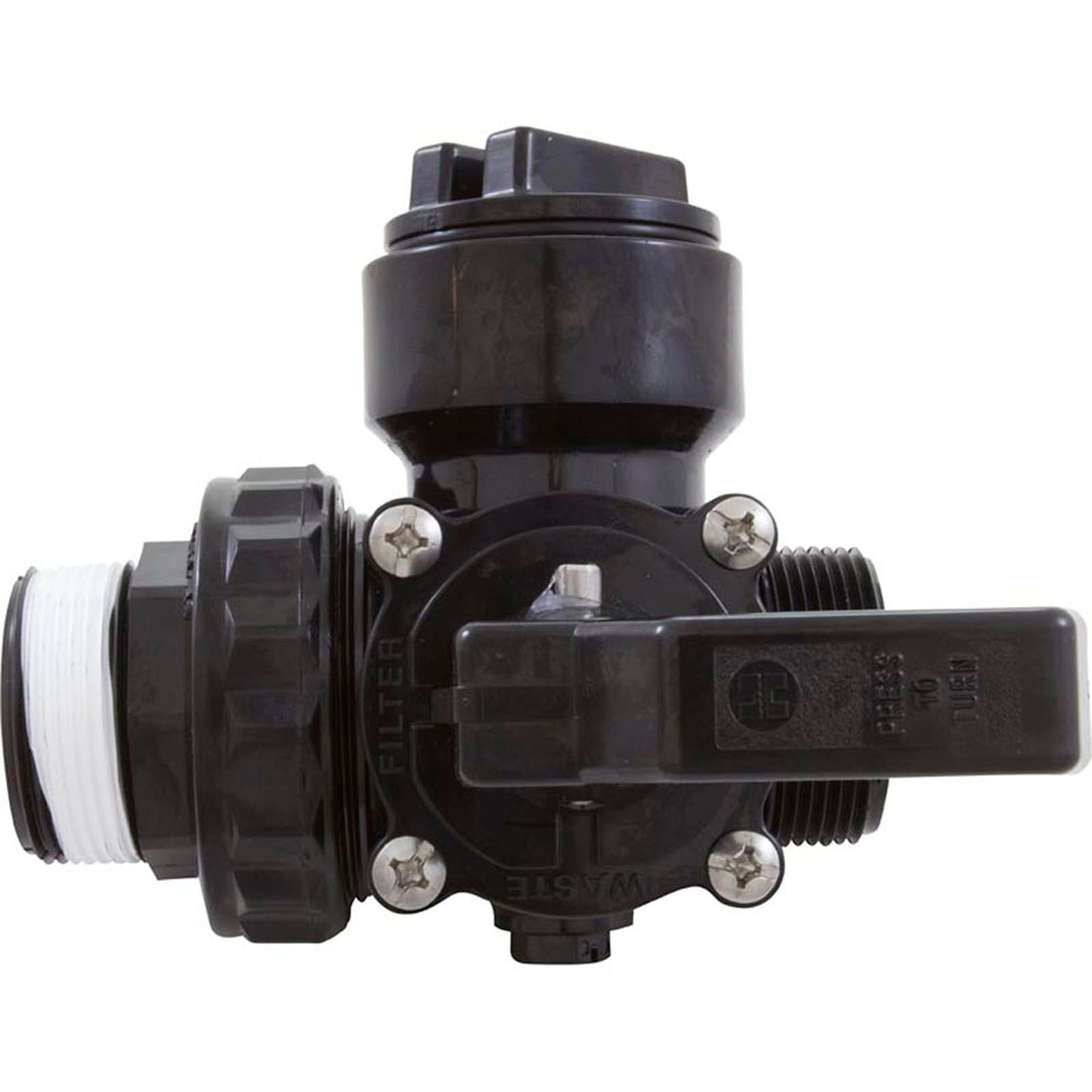 Ball Valve, Hayward Deluxe 3-Way, 1-1/2"mpt