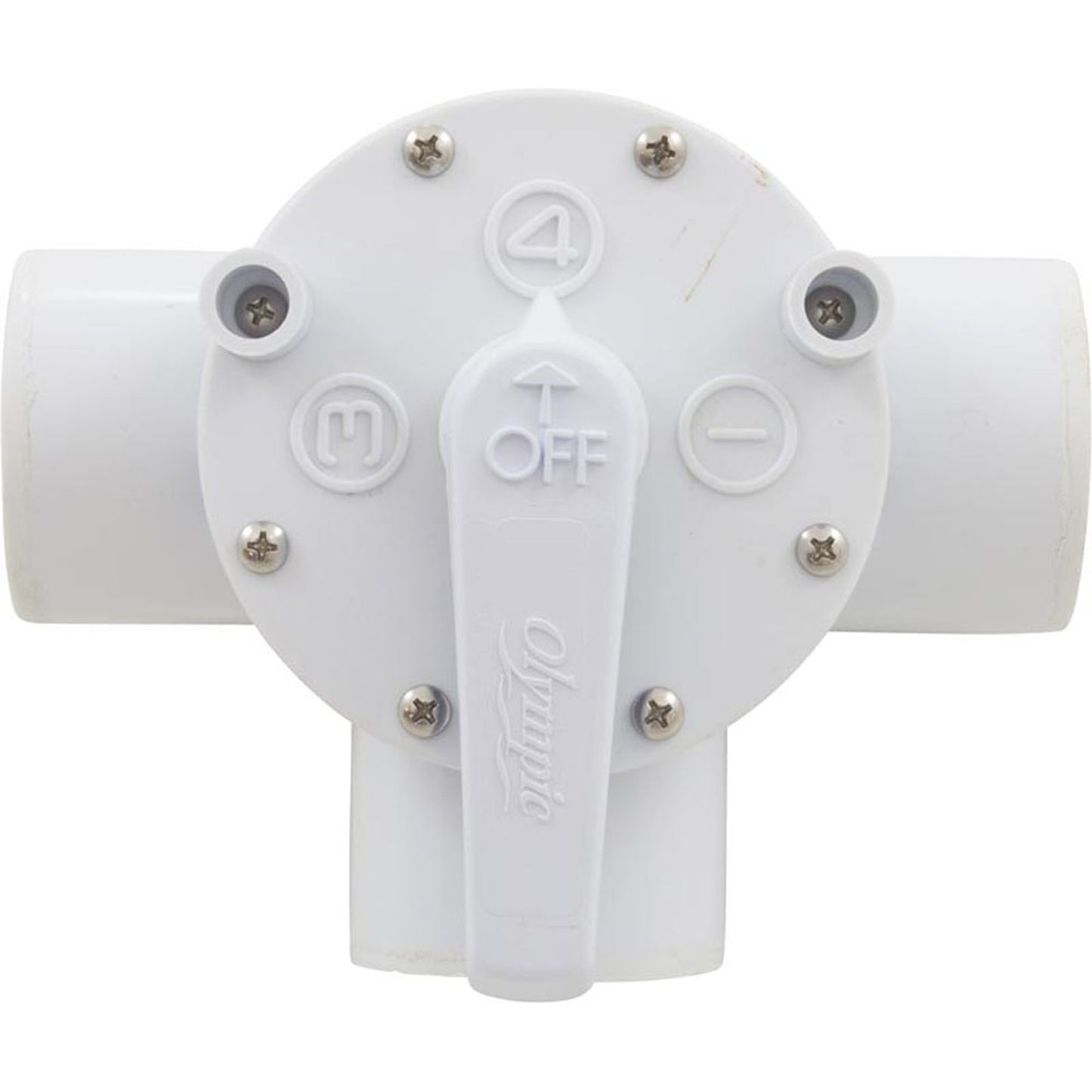 Diverter Valve, Olympic, 1-1/2"fpt, 3-Way, White