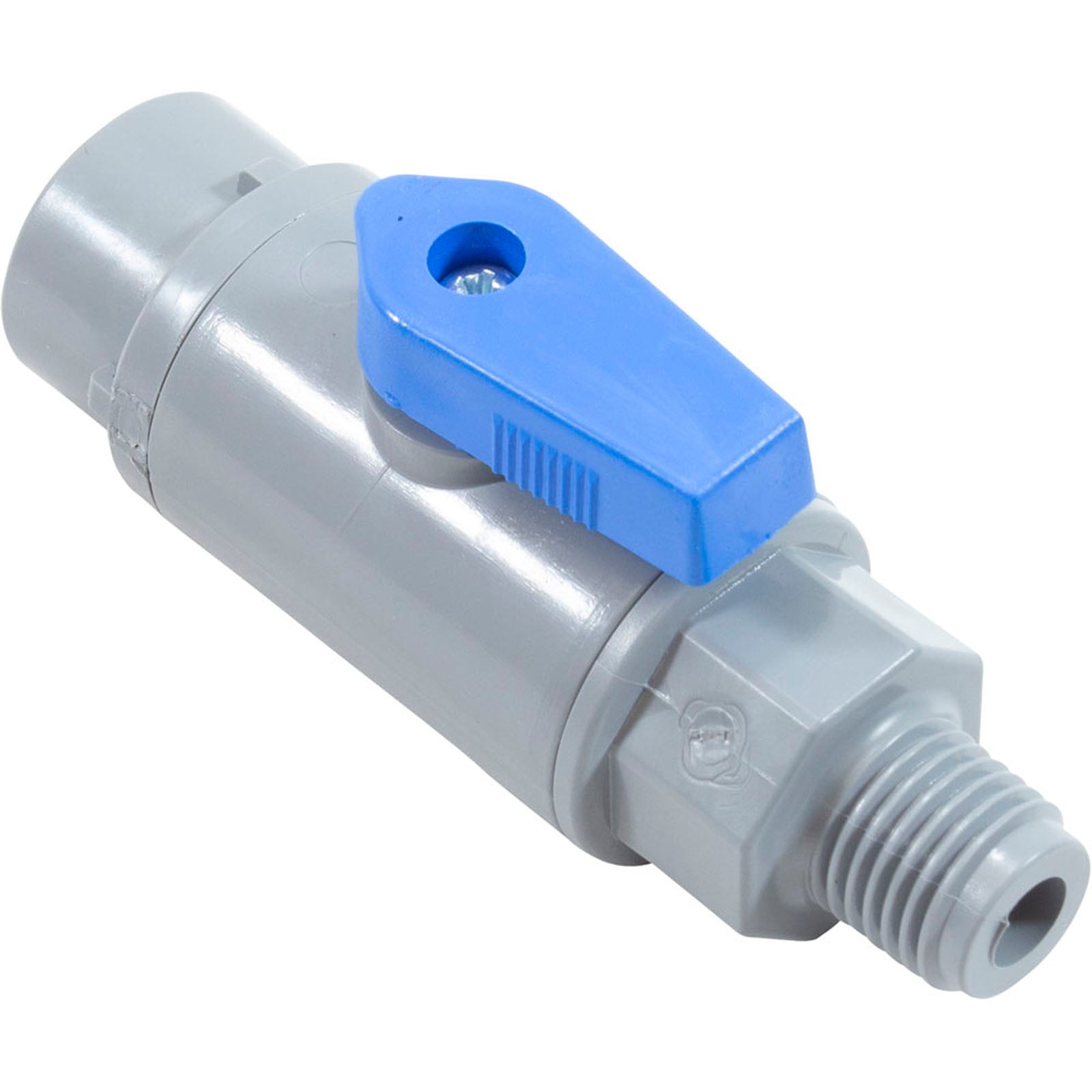 Ball Valve, Rola-Chem, Quick Connect, 1/4" Tubing x 1/4"mpt