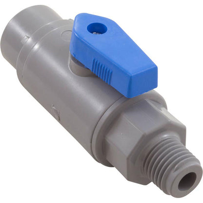 Ball Valve, Rola-Chem, Quick Connect, 3/8" Tubing x 1/4"mpt