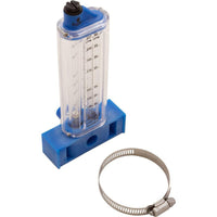 Flowmeter, Rola-Chem Vertical Mount, 1-1/2" PVC, 25-60 GPM