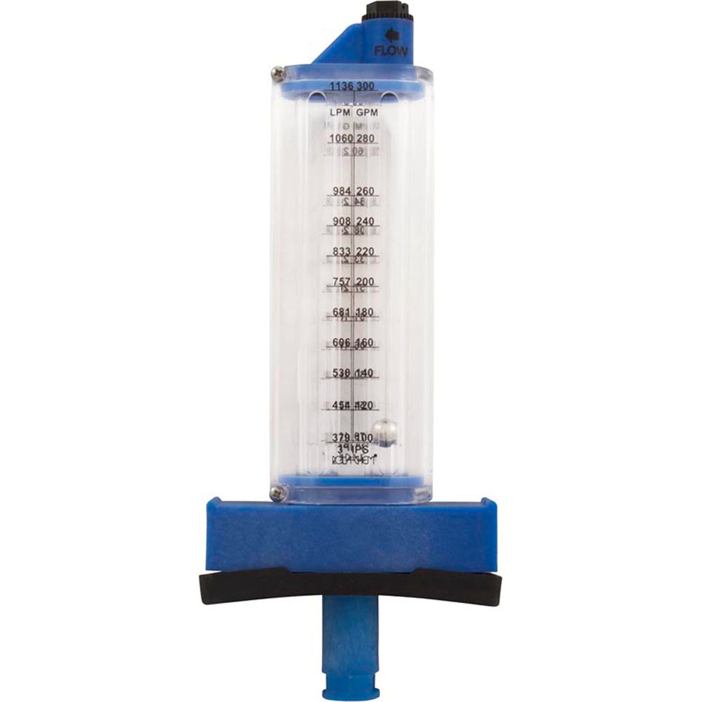 Flow Meter, Rola-Chem Top Mount, 3" PVC, 80-300 GPM