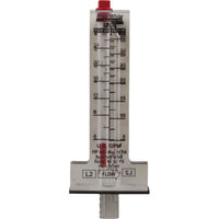 Flow Meter, Blue-White, F-300, for 1" PVC, 5-35 gpm